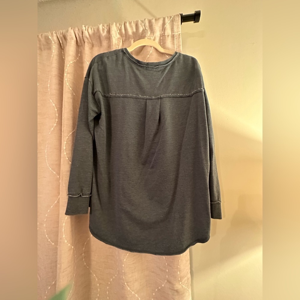 Dark Gray Comfy Long Sleeve Pullover - Bundle and Save! - Picture 3 of 3